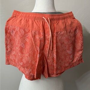 Columbia Coral Floral Drawstring Athletic Shorts